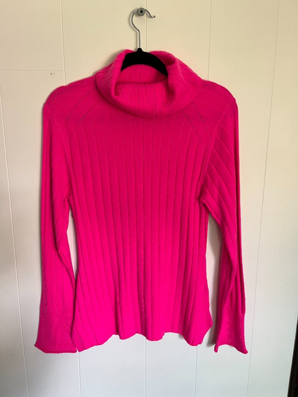 River Island Bright Pink Turtleneck Sweater